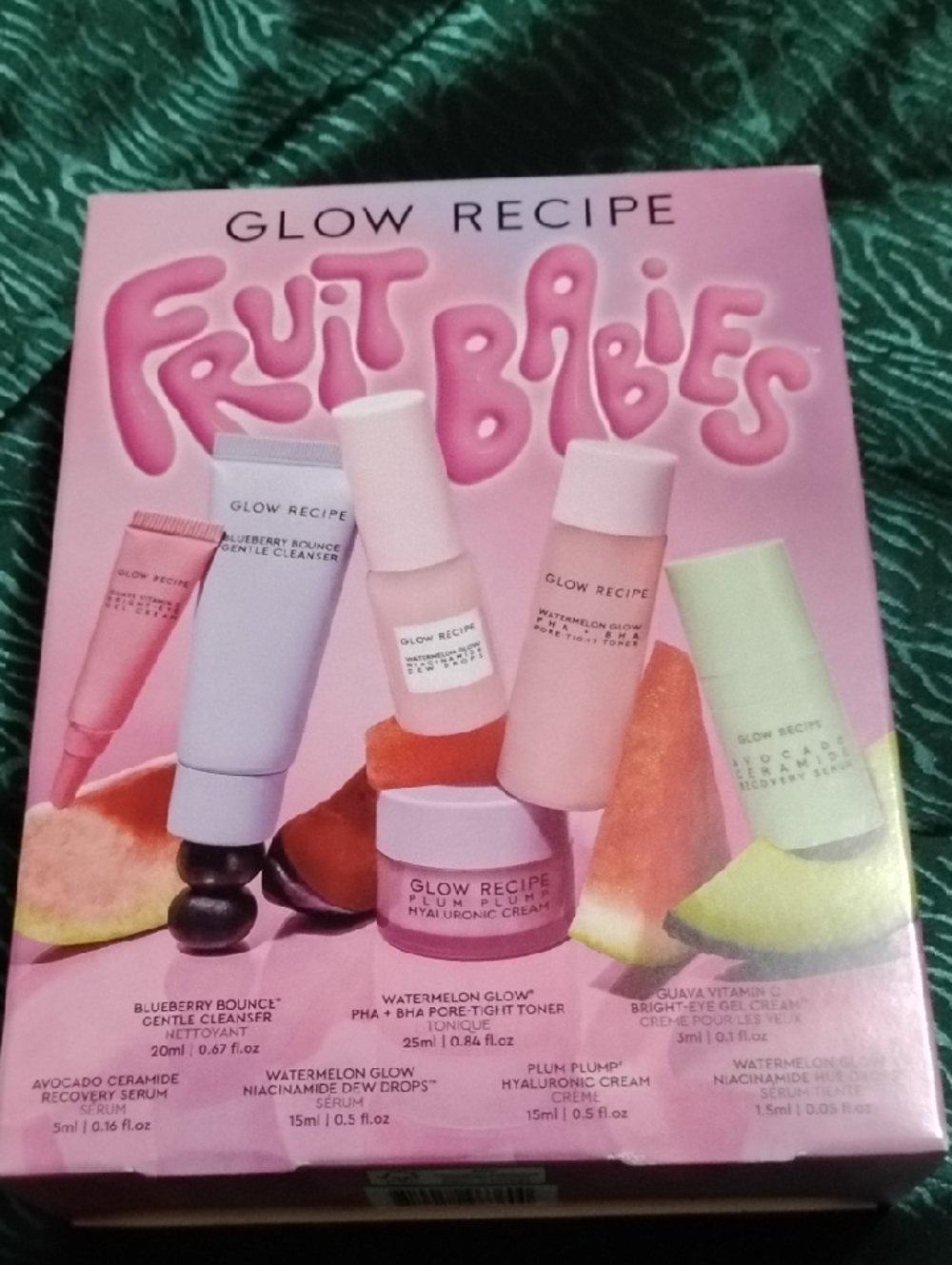 Glow Recipe Fruit Babies Set - Pink and Pastel Green Accents